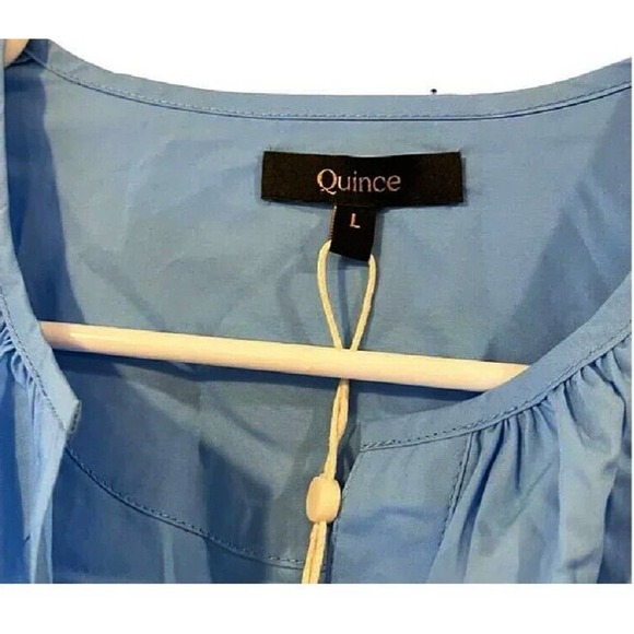 Quince Blue Midi Dress - Picture 6 of 6